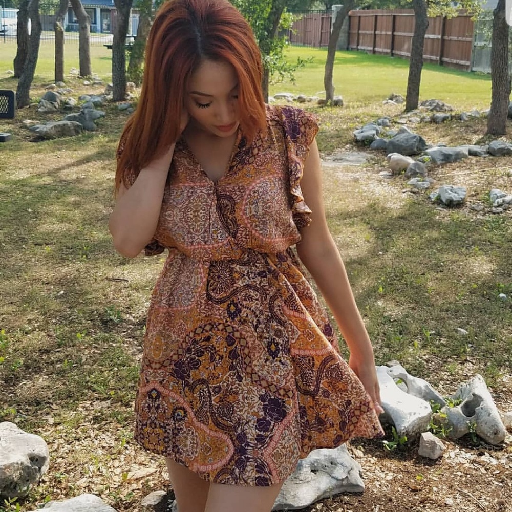 Flowy Pattern Dress